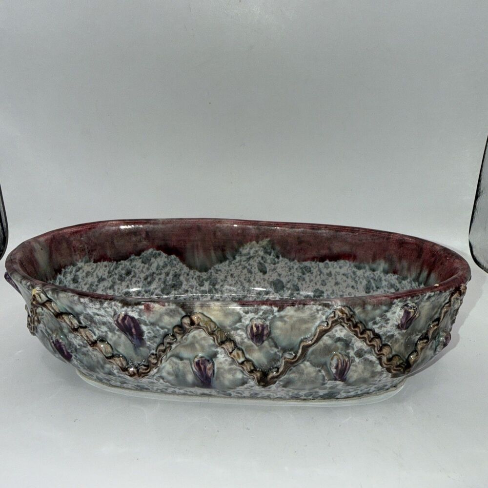 Royal Crown E&R Mid-Century Waterdrop Italian Art Pottery Bowl